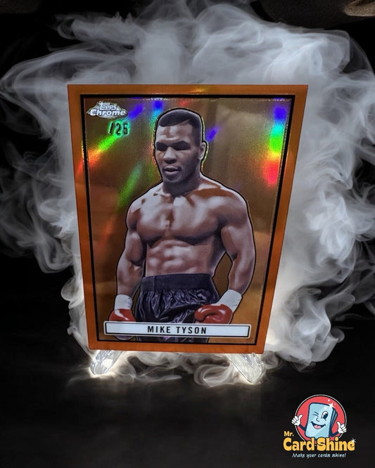 Mr. Card Shine 2024 Topps Boxing Mike Tyson Orange Refractor /25