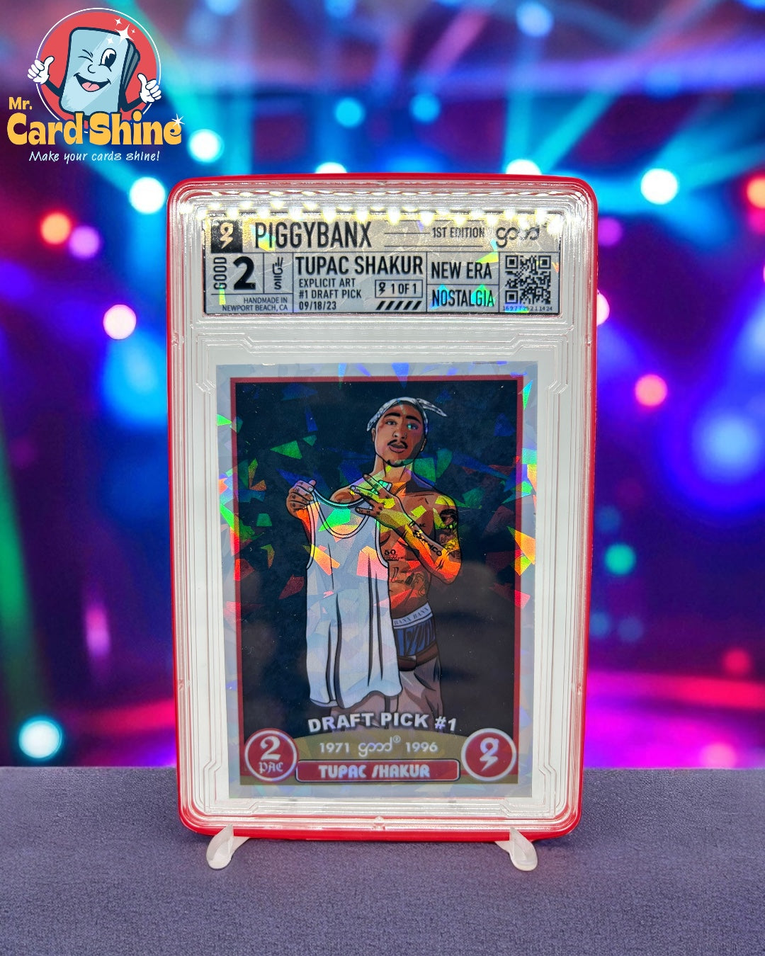 PiggyBanx #1 Draft Pick Tupac Shakur 1/1 🐐🔥💎 #mrcardshine