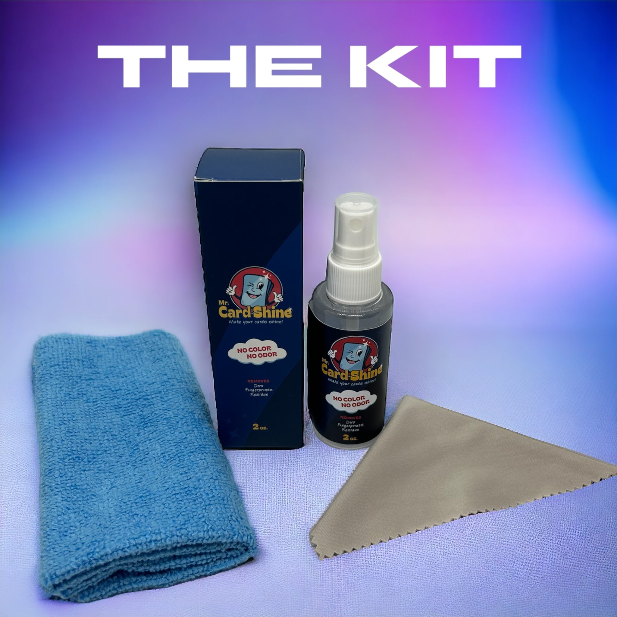 The Kit Mr Card Shine Sports and Trading Card Cleaning Spray 2 oz. wit ...