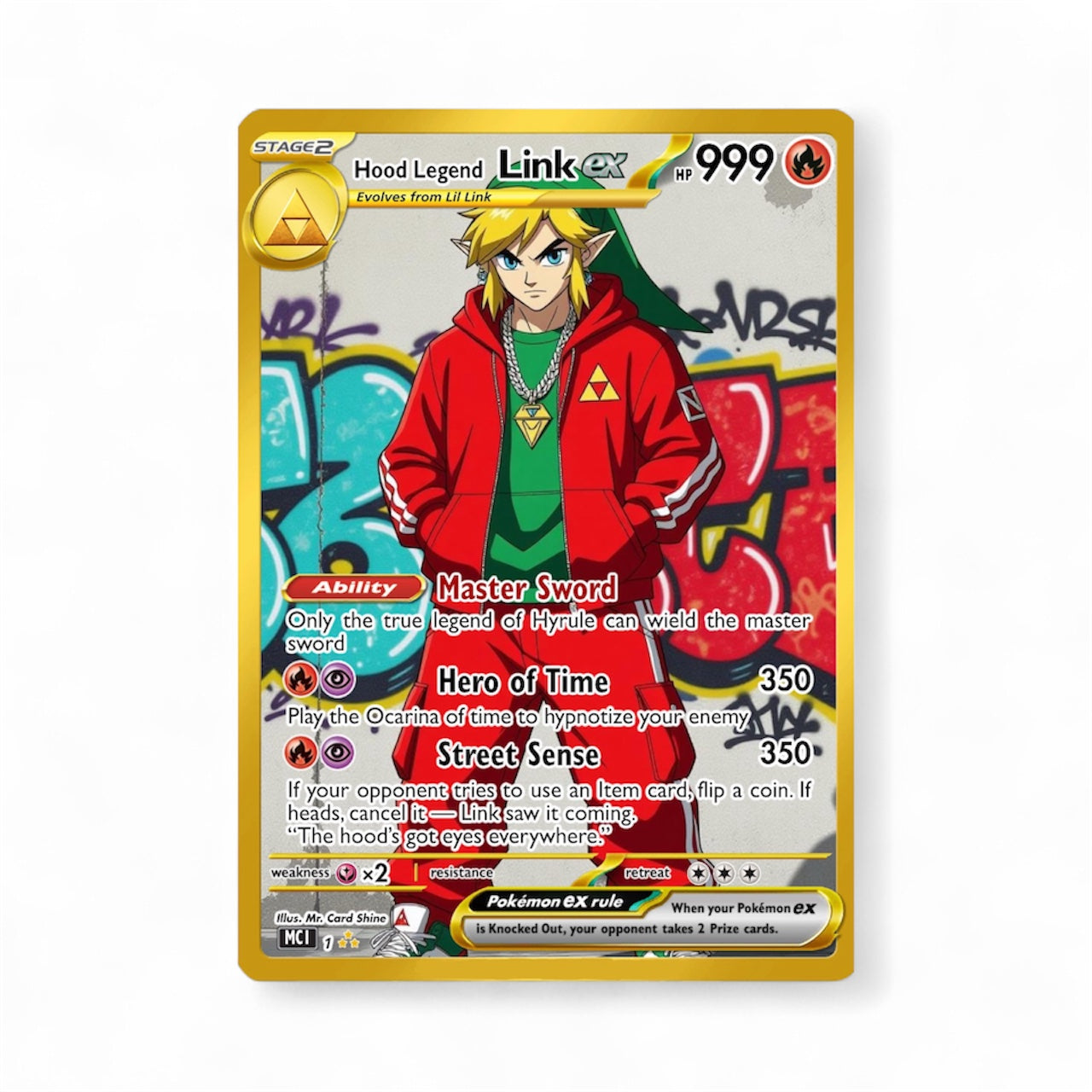 #1 Hood Legend Link EX trading card /99