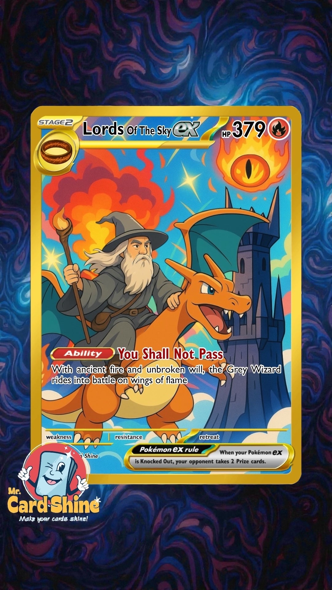 #12 Lords of the Sky EX Full Art Card