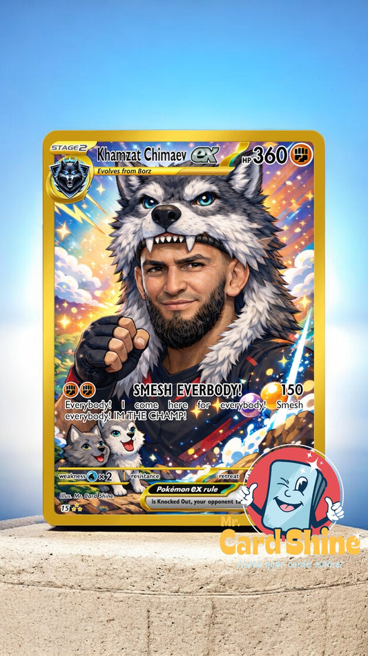 #15 Khamzat Chimaev EX full art card